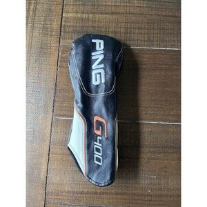 Ping G400 Driver Headcover Golf Club Cover Black White Orange G 400